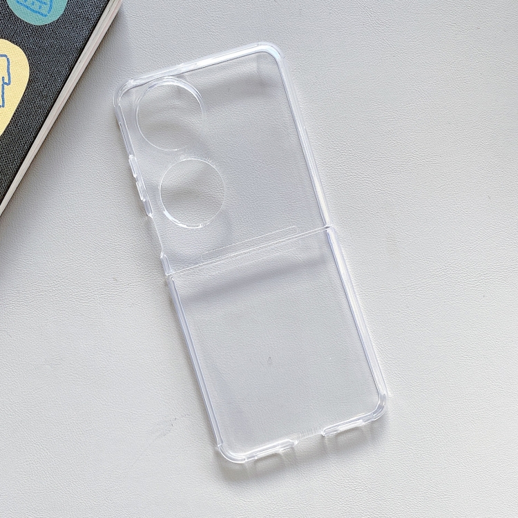 

For Huawei P50 Pocket Shockpoof Pure TPU Phone Case(Transparent)
