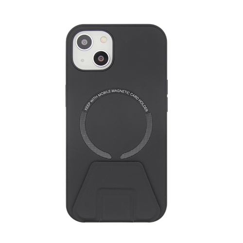 

Holder PU+TPU Magsafe Case For iPhone 13 Pro Max(Black)