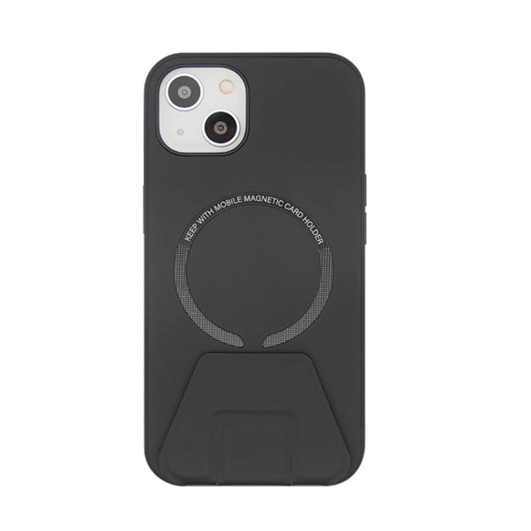 

Holder PU+TPU Magsafe Case For iPhone 12 / 12 Pro(Black)