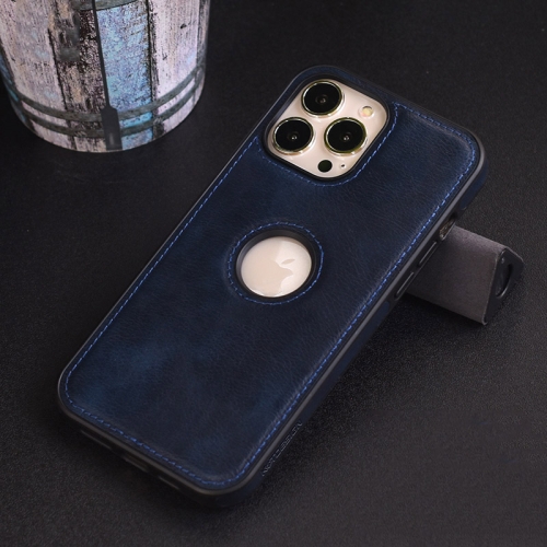 

Milan Series Shockproof Leather Phone Case For iPhone 11 Pro Max(Blue)