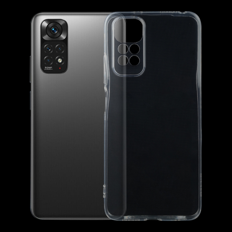 

For Xiaomi Redmi Note 11 0.75mm Ultra-thin Transparent TPU Phone Case