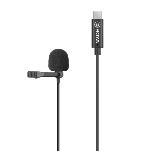 

BOYA BY-M3-OA Type-C / USB-C Interface Omnidirectional Lavalier Microphone for DJI OSMO ACTION(Black)