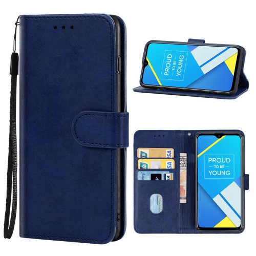 

Leather Phone Case For OPPO Realme C2(Blue)