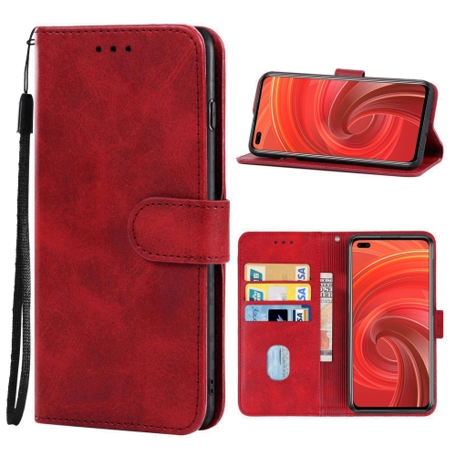 

Leather Phone Case For OPPO Realme X50 Pro 5G(Red)