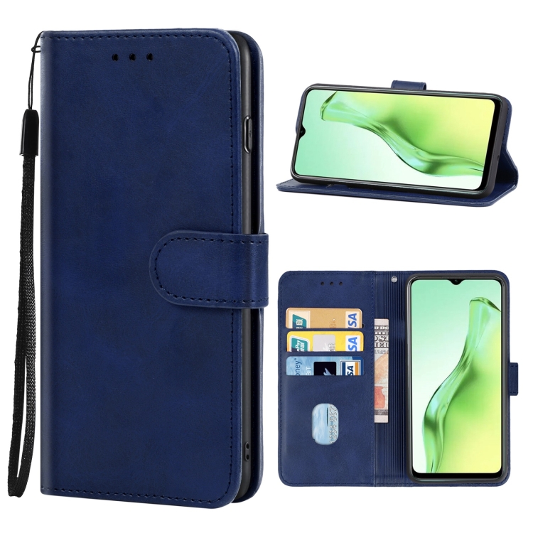 

Leather Phone Case For OPPO A31(Blue)