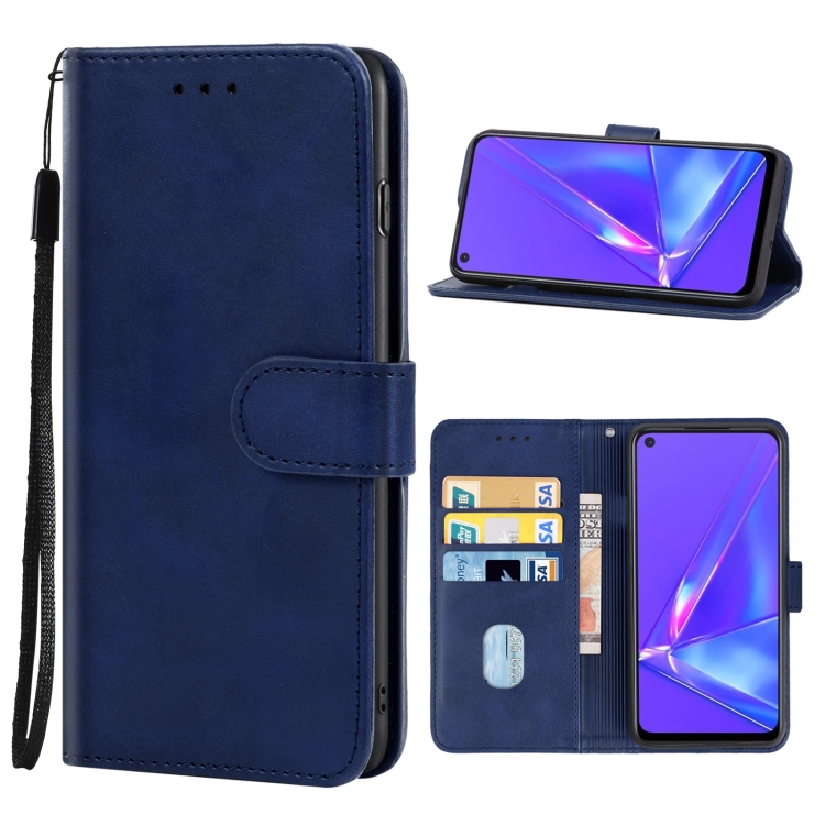 

Leather Phone Case For OPPO A92(Blue)
