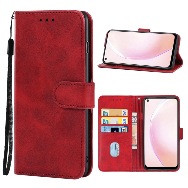 

Leather Phone Case For OPPO A93s 5G(Red)