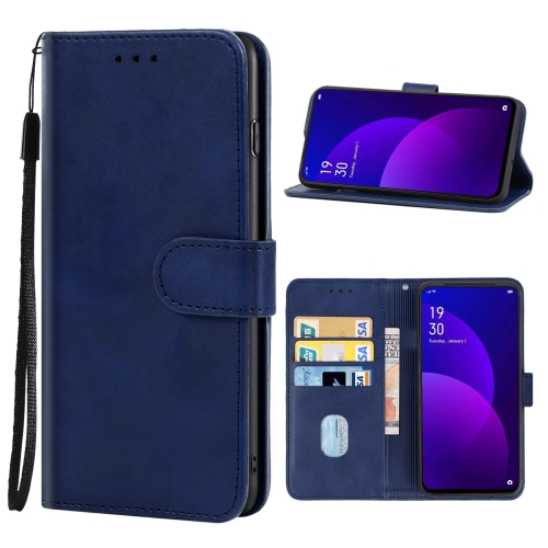 

Leather Phone Case For OPPO F11 Pro(Blue)