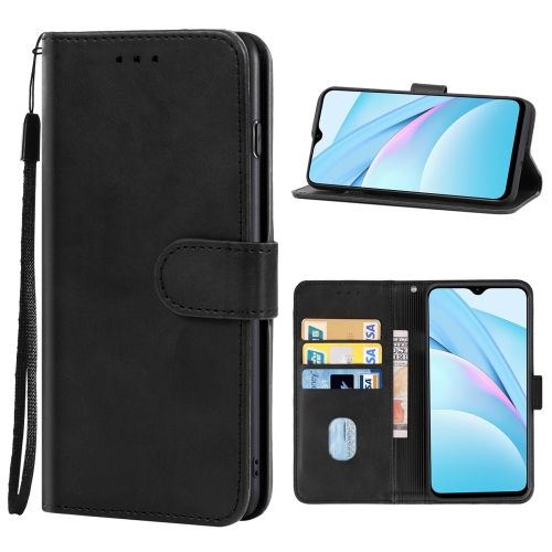 

Leather Phone Case For Xiaomi Redmi Note 9 4G CN Version / 9 Power India / 9T(Black)
