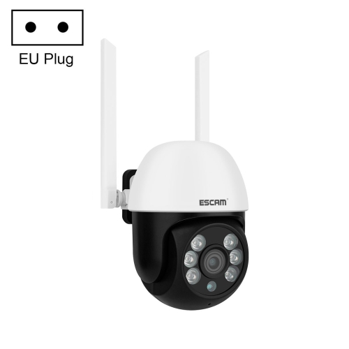 ESCAM TY110 1080P IP66 Waterproof Tuya Smart APP Wireless WiFi Dome Camera, EU Plug(White)