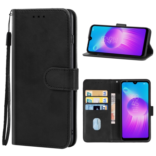 

For Tecno SPARK GO Leather Phone Case(Black)