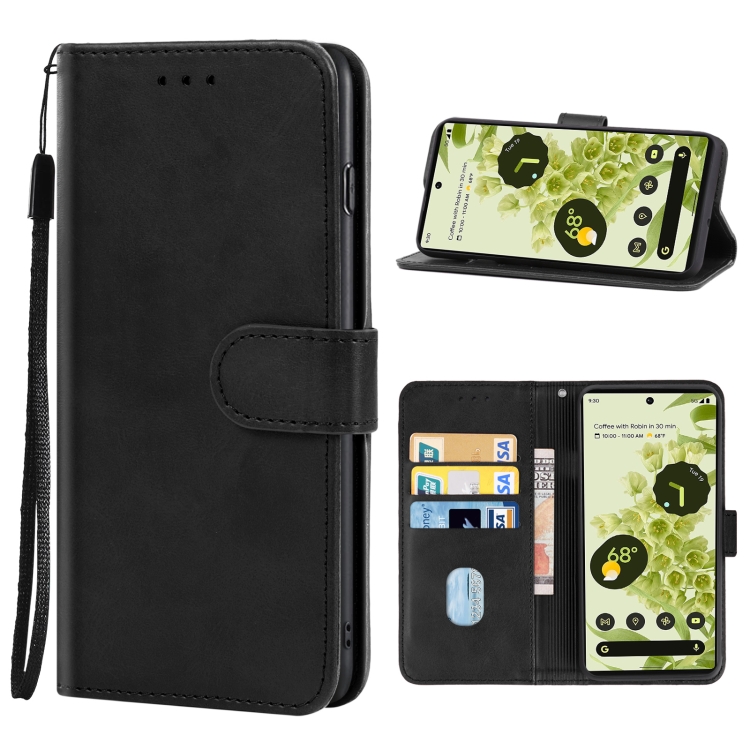 

For Google Pixel 7 5G Leather Phone Case(Black)