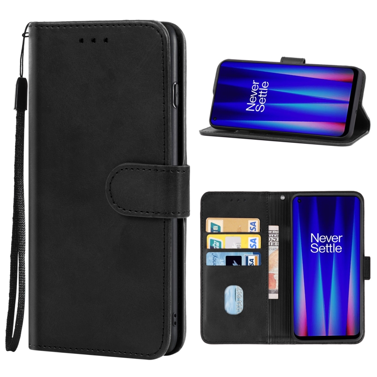 

For OnePlus Nord CE 2 5G Leather Phone Case(Black)