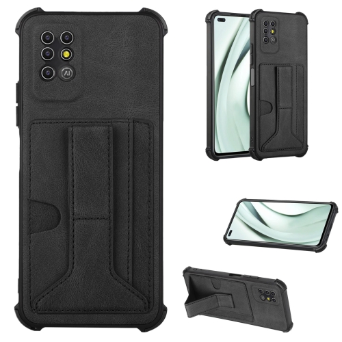 

For Infinix Note 8 X692 Dream Holder Card Bag Shockproof Phone Case(Black)