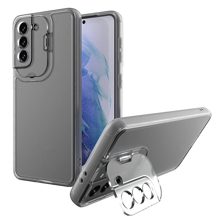 

For Samsung Galaxy A32 4G Camera Cover & Holder Design TPU + PC Phone Case(White)
