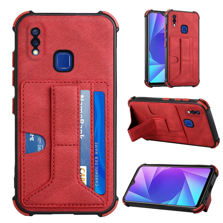 For vivo Y95/Y1s/Y91 with Fingerprint Hole Dream Holder Card Bag