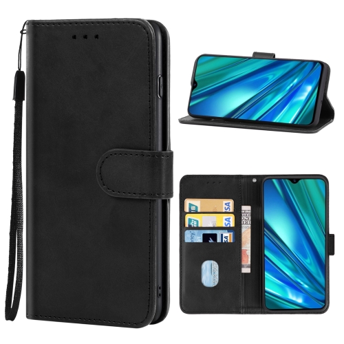 

Leather Phone Case For OPPO Realme Q(Black)