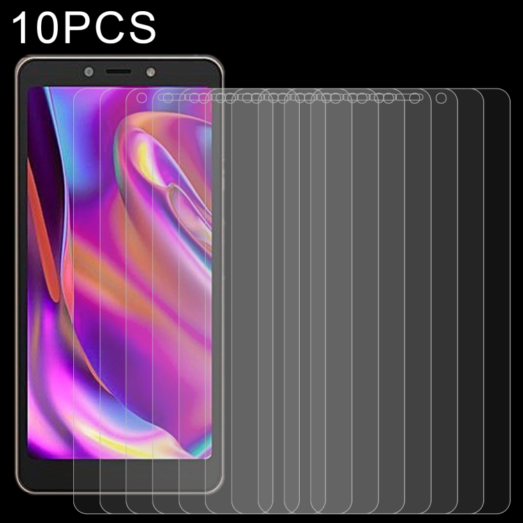 

10 PCS 0.26mm 9H 2.5D Tempered Glass Film For Itel P33 Plus