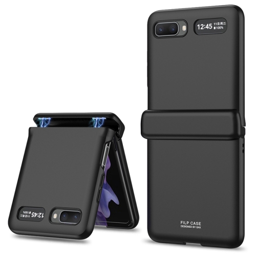 

For Samsung Galaxy Z Flip 5G GKK Magnetic Full Coverage Phone Flip Case(Black)