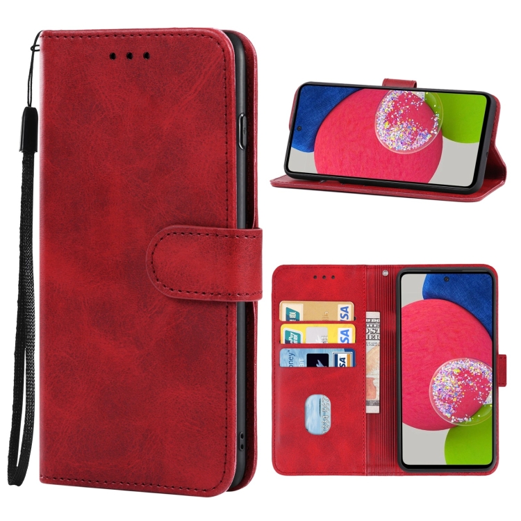 

Leather Phone Case For Samsung Galaxy A52s 5G(Red)