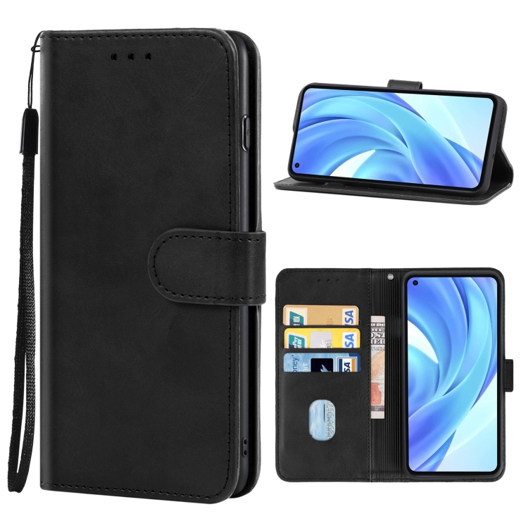 

Leather Phone Case For Xiaomi Mi 11(Black)