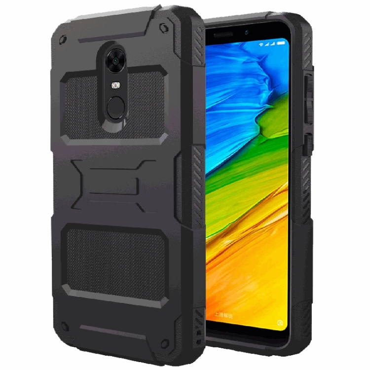 

For Xiaomi Redmi 5 Plus FATBEAR Armor Shockproof Cooling Phone Case(Black)