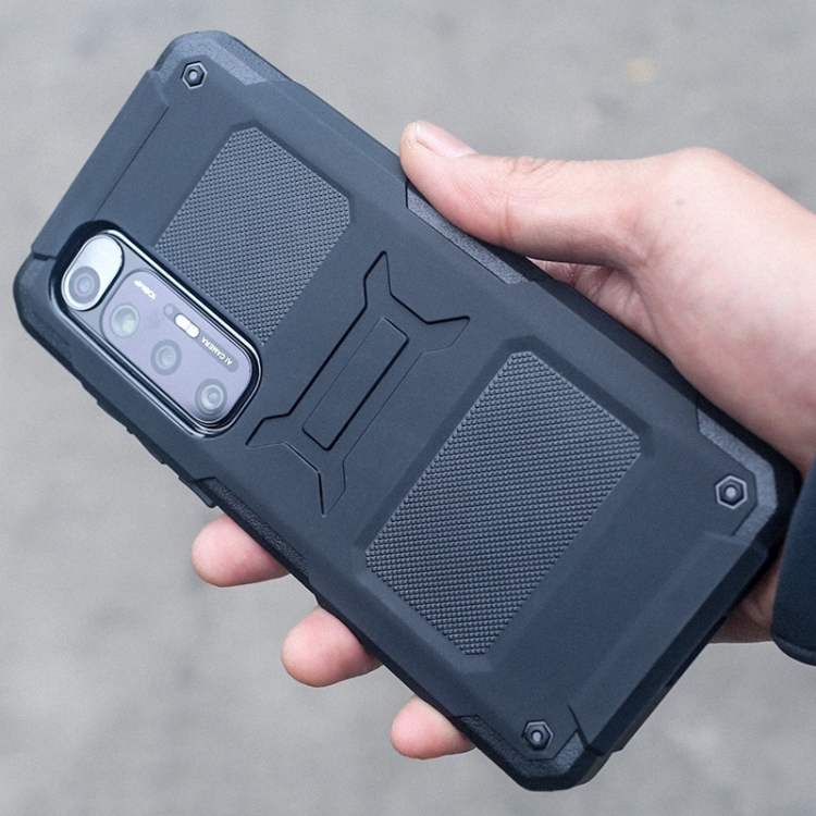 

For Xiaomi Mi 10S FATBEAR Armor Shockproof Cooling Phone Case(Black)