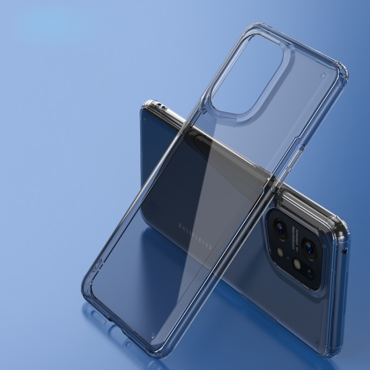 

For OPPO Find X5 Crystal PC + TPU Phone Case(Transparent Black)