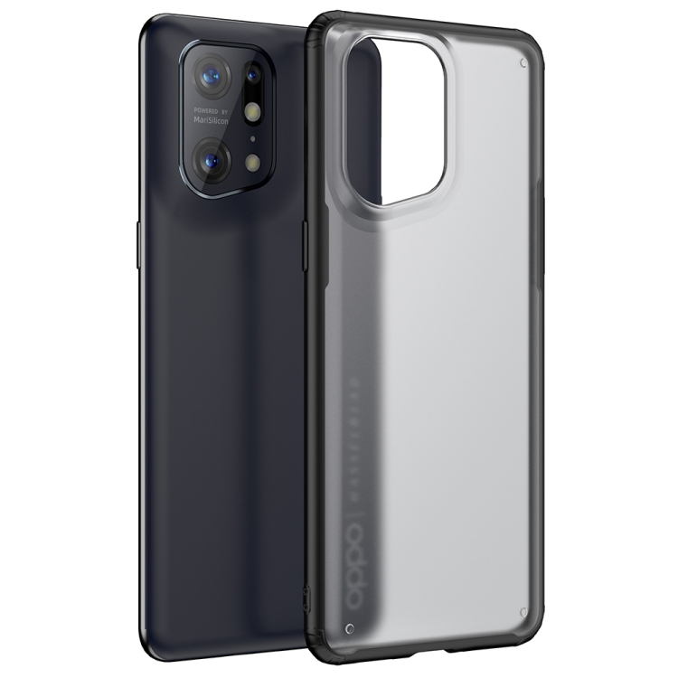 

For OPPO Find X5 Armor PC + TPU Shockproof Phone Case(Black)