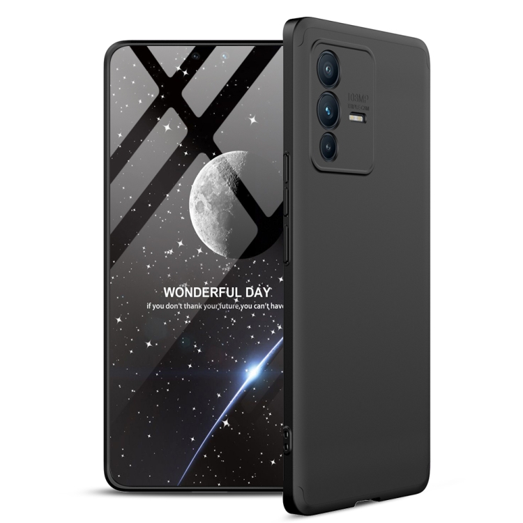 

For vivo V23 Pro GKK Three Stage Splicing PC Phone Case(Black)