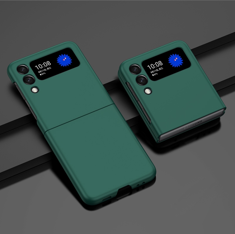 

For Samsung Galaxy Z Flip3 5G Oil-sprayed PC Phone Case(Green)