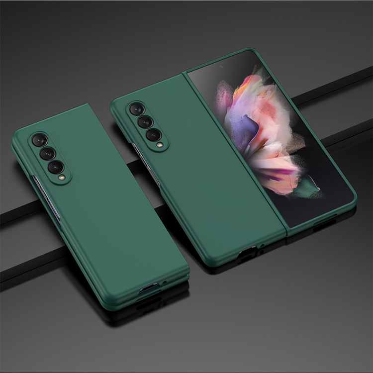 

For Samsung Galaxy Z Fold3 5G Oil-sprayed PC Phone Case(Green)
