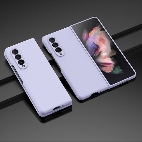 

For Samsung Galaxy Z Fold3 5G Oil-sprayed PC Phone Case(Purple)