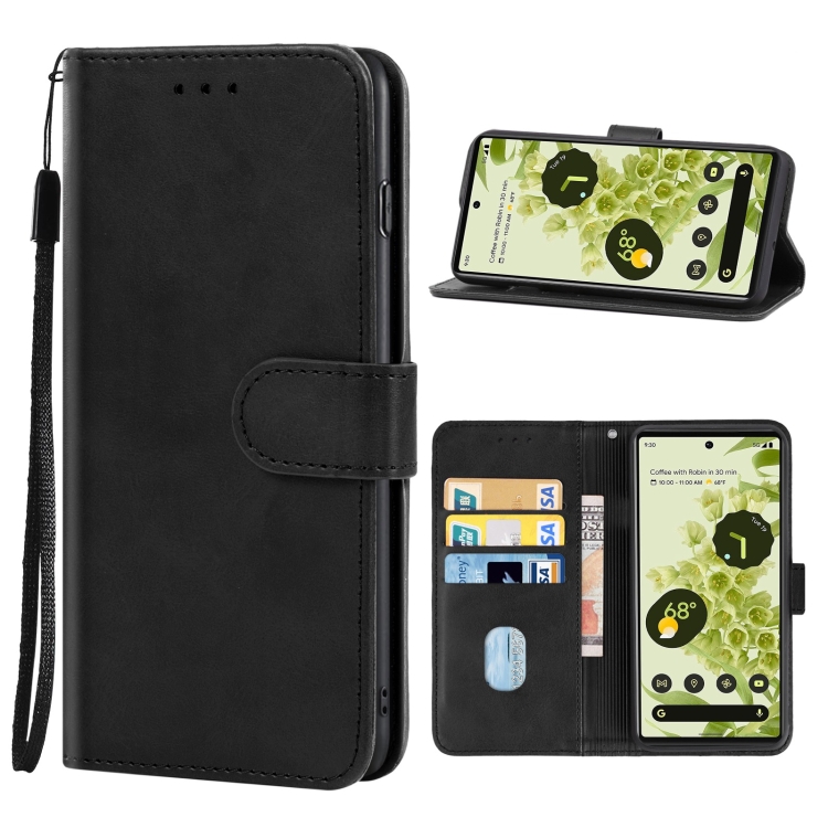 

Leather Phone Case For Google Pixel 7 5G(Black)