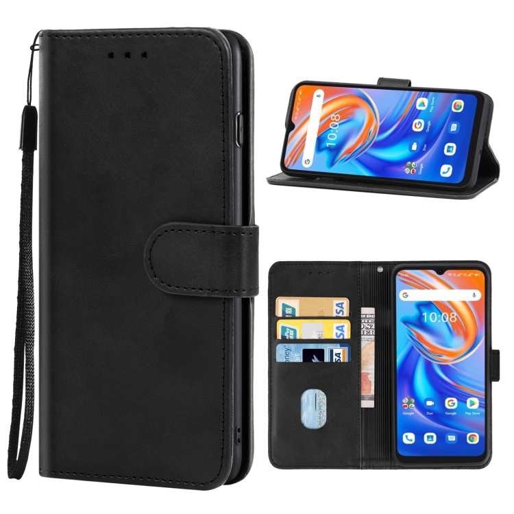 

Leather Phone Case For Umidigi A13 Pro(Black)