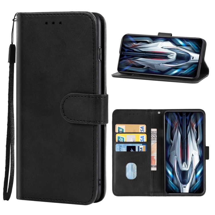 

Leather Phone Case For Xiaomi Redmi K50(Black)