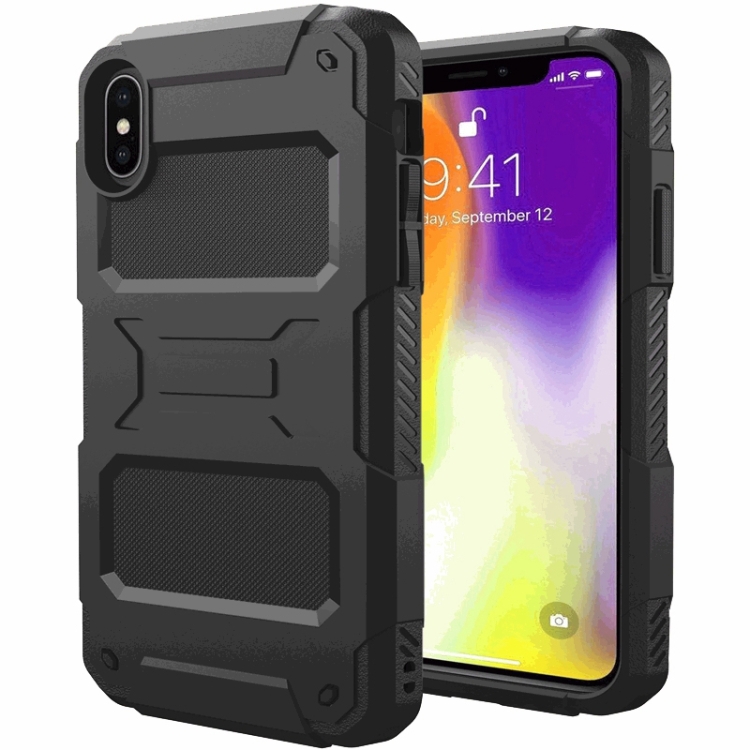

FATBEAR Armor Shockproof Cooling Case For iPhone X / XS(Black)