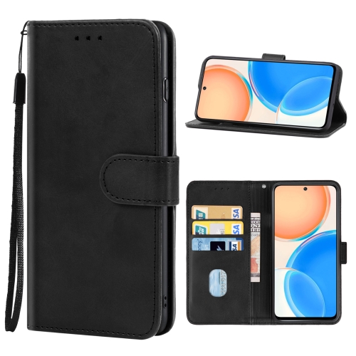 

For Honor X8 4G/Tiffany-L026/Tiffany-L036 Leather Phone Case(Black)