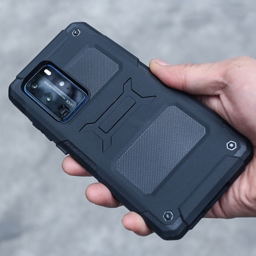 

For Huawei P40 FATBEAR Armor Shockproof Cooling Phone Case(Black)