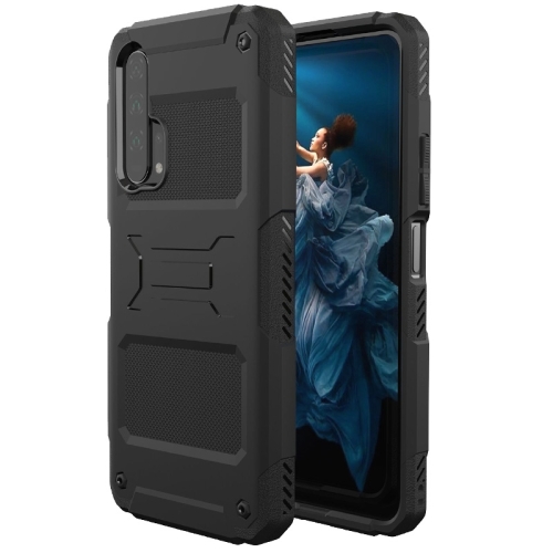 

For Honor 20 / 20S / Huawei Nova 5T FATBEAR Armor Shockproof Cooling Phone Case(Black)