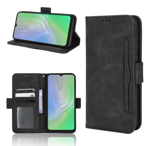 

For Blackview A55 Skin Feel Calf Pattern Leather Phone Case(Black)