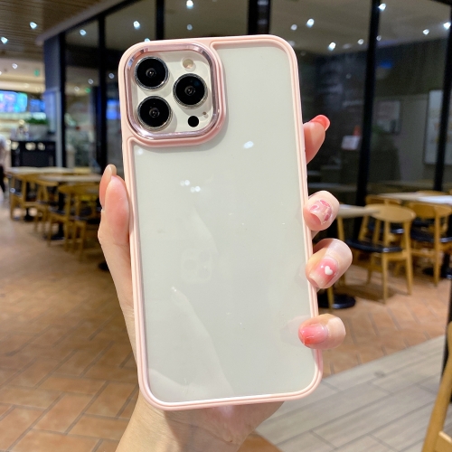 

PC + TPU Shockproof Protective Phone Case For iPhone 12 Pro Max(Pink)