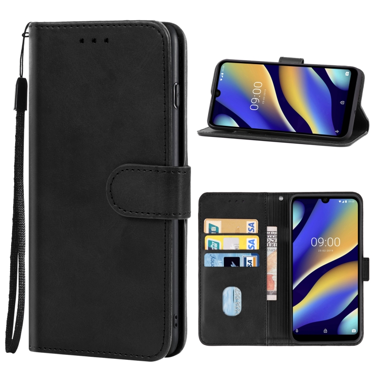 

Leather Phone Case For Wiko Life 3(Black)
