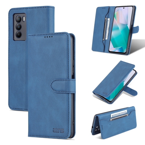 

For vivo T1 4G / iQOO Neo5 SE AZNS Dream II Skin Feel Horizontal Flip Leather Case(Blue)