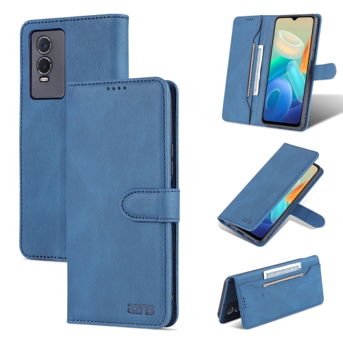 

For vivo Y76s 5G / Y74s AZNS Dream II Skin Feel Horizontal Flip Leather Case(Blue)