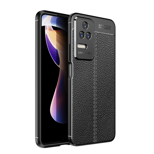 

For Xiaomi Redmi K40S Litchi Texture TPU Shockproof Phone Case(Black)