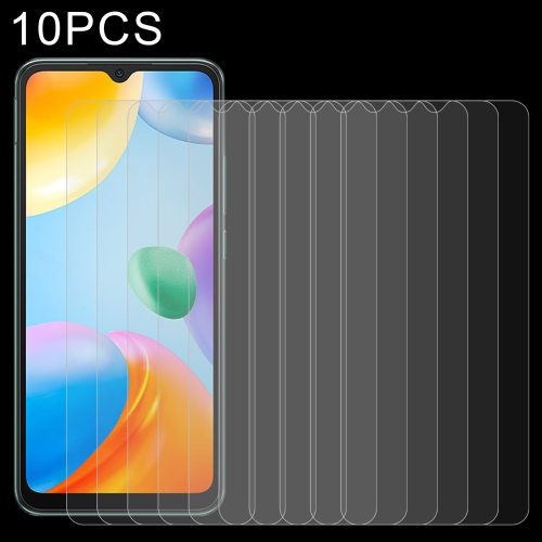 

10 PCS 0.26mm 9H 2.5D Tempered Glass Film For Xiaomi Redmi 10C / 10 India Version / Civi 1S / Poco C40