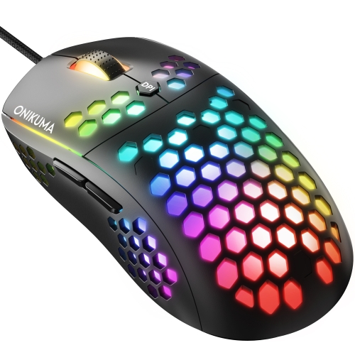 

ONIKUMA CW903 RGB Lighting Wired Mouse(Black)