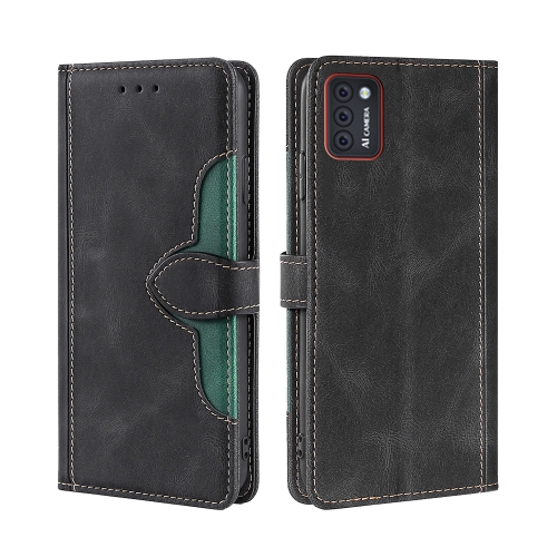 

For CUBOT Note 7 Skin Feel Straw Hat Magnetic Buckle Leather Phone Case(Black)