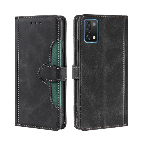 

For UMIDIGI A11 Skin Feel Straw Hat Magnetic Buckle Leather Phone Case(Black)